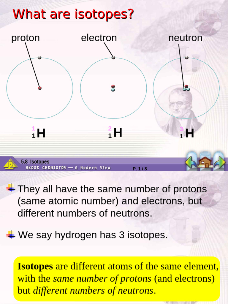 3.3 Isotopes and Radioactivity | PDF | Isotope | Chemical Elements
