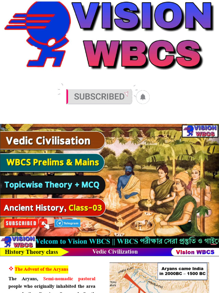 Aryan Origins and Vedic Civilization | PDF | Vedas | Puranas