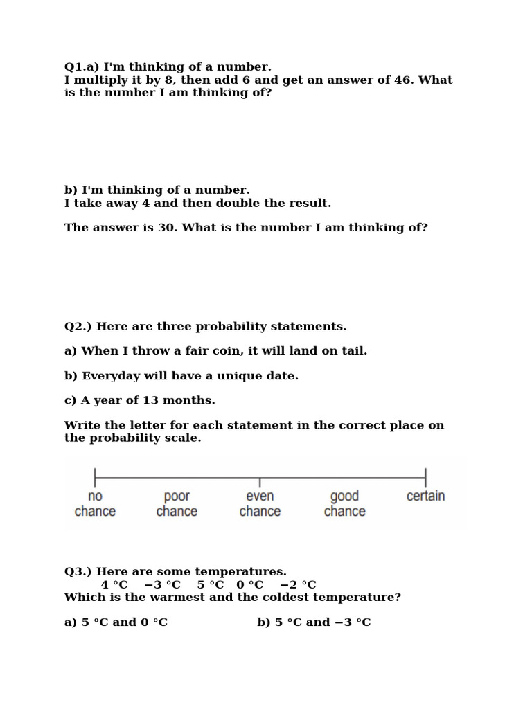 Year 1 Math Question Paper | PDF | Elementary Geometry | Geometric Shapes