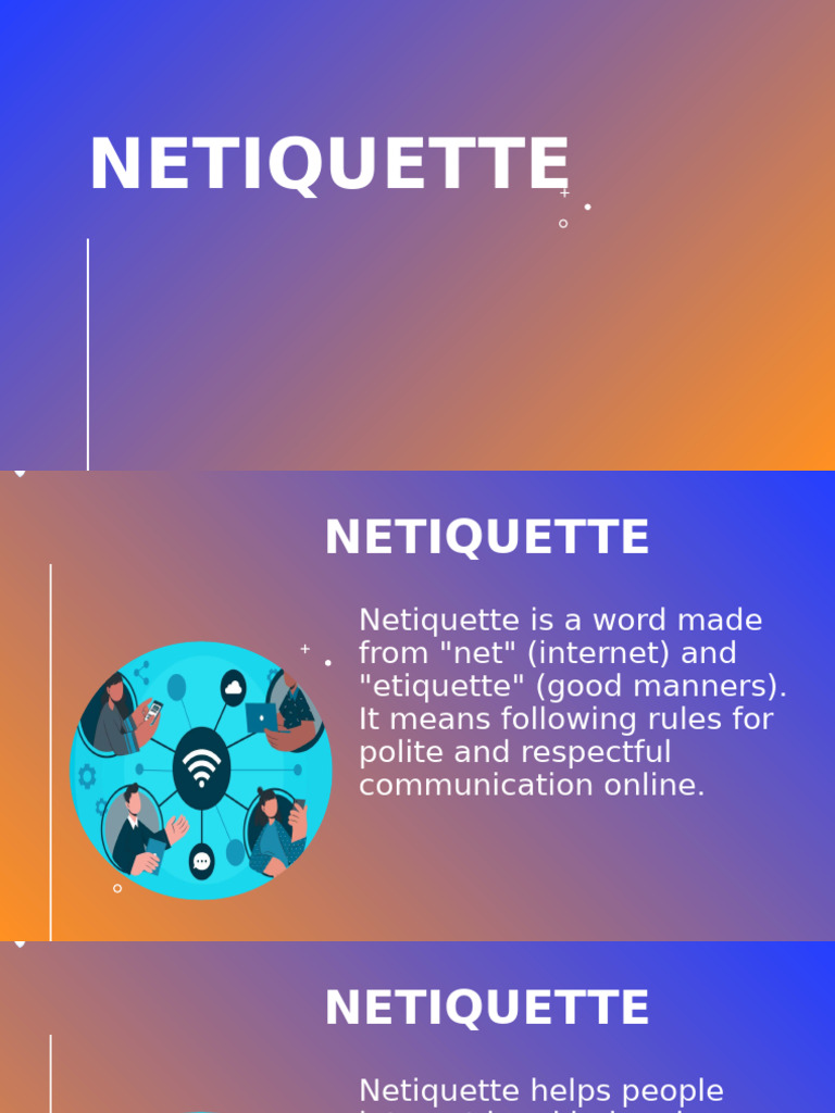Essential Netiquette Guidelines Online | PDF