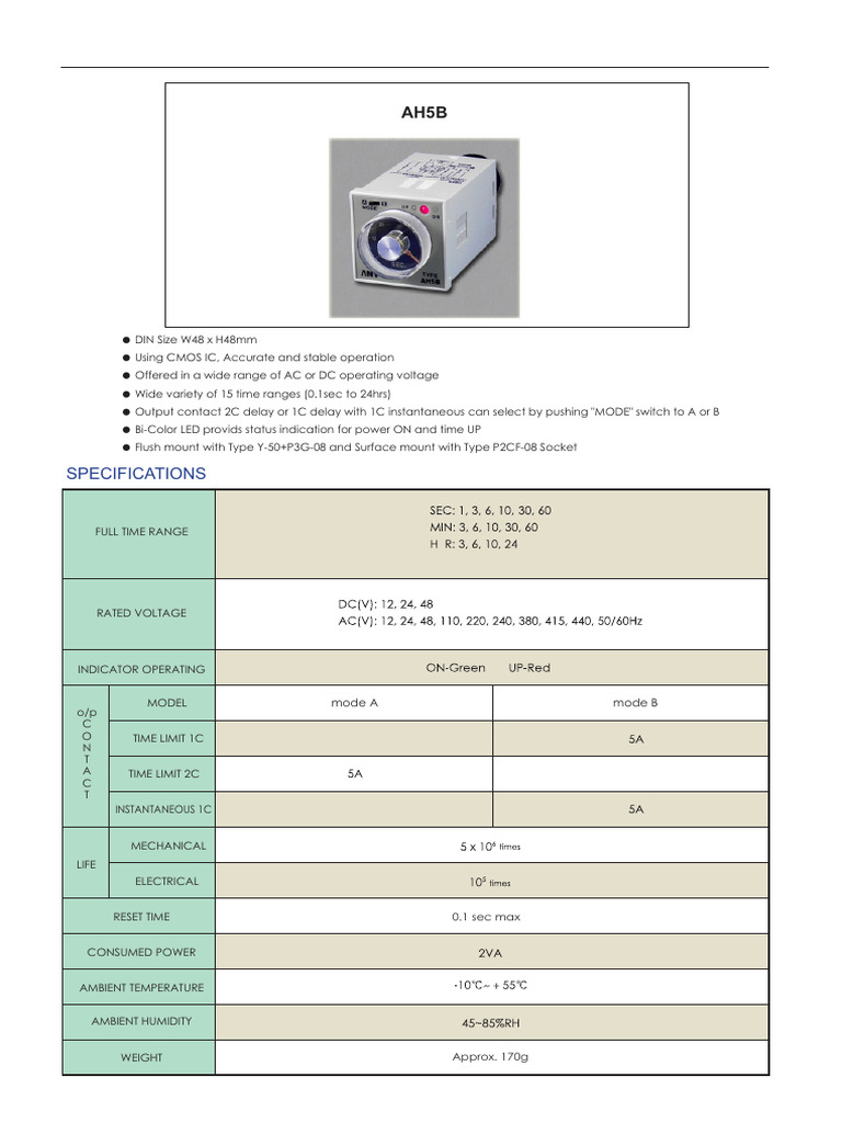 AH5B-Mode-A-B | PDF
