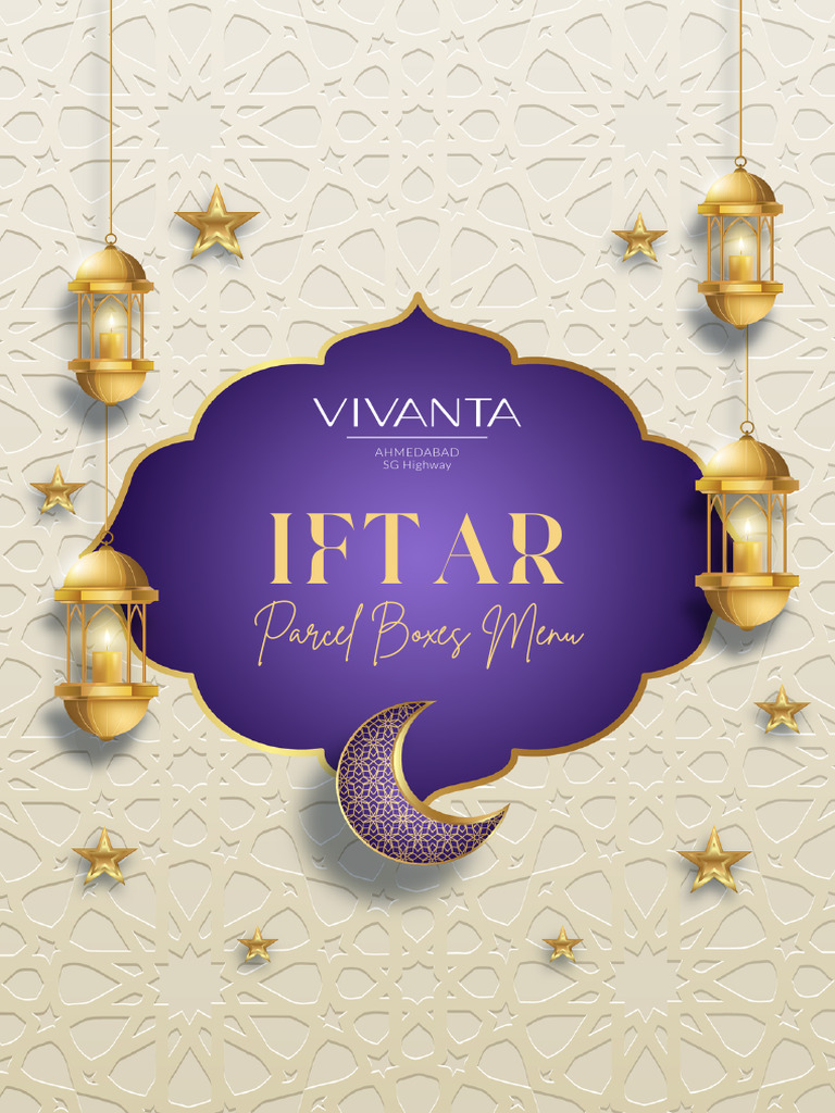 Iftar: Parcel Boxes Menu | PDF | Food And Drink | Cooking