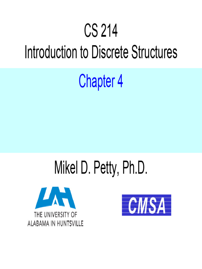 CS 214 15S Chapter 4 v30 | PDF | Set (Mathematics) | Mathematics