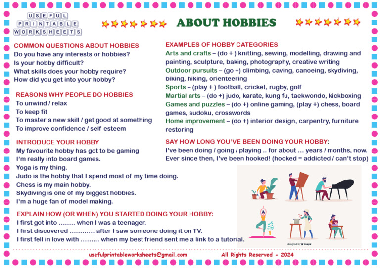 Common Hobbies and How to Introduce Them | PDF