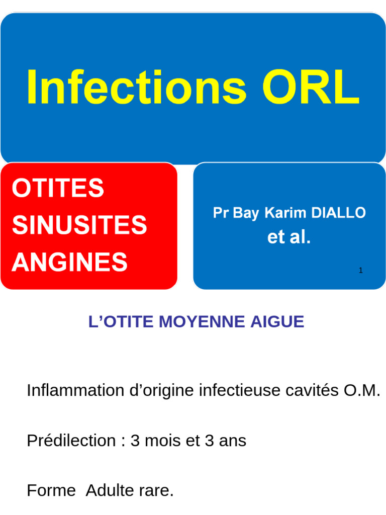1_2014_Infections ORL_Mardi 17 Mars 2014_ ENDSS+++ | PDF ...
