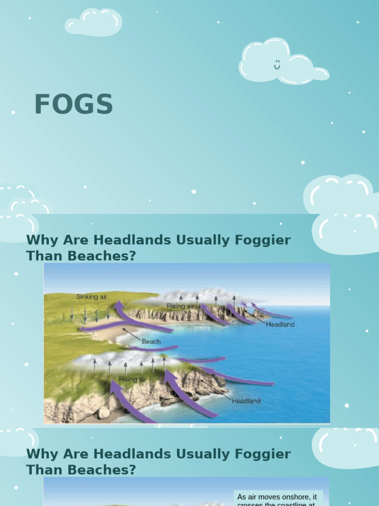 FOGS - Meteorology Reporting 11 | PDF | Fog | Earth Sciences