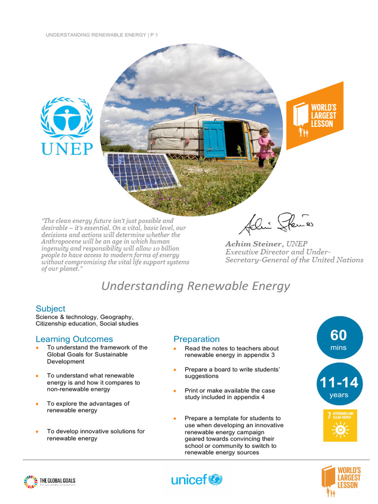 Exploring Renewable Energy Solutions | PDF | Energy Development ...
