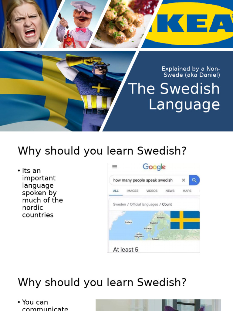 Understanding the Swedish Language | PDF