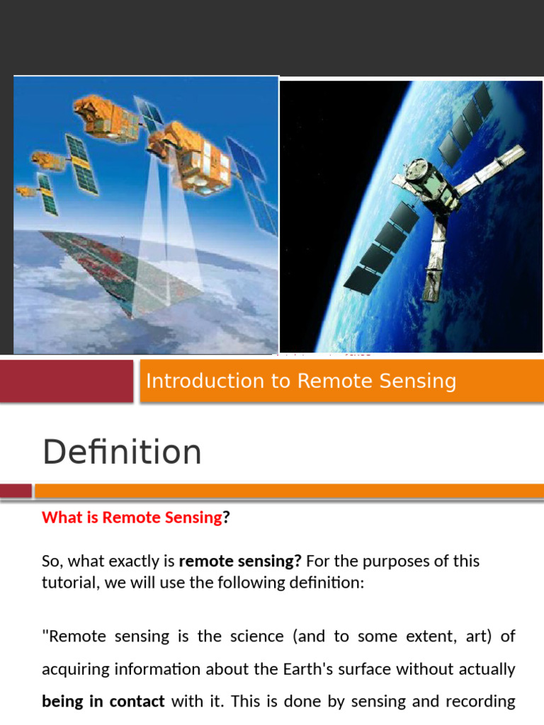 Understanding Remote Sensing Basics | PDF | Electromagnetic Radiation ...