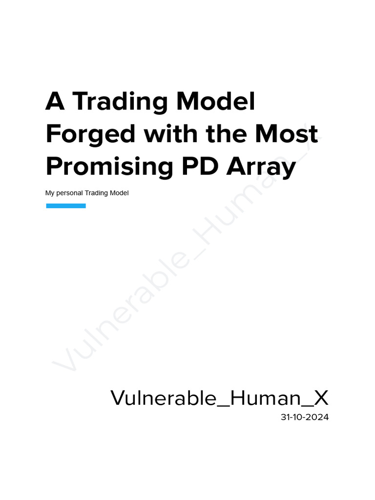 Best PD Array for Short Trades | PDF | Order (Exchange) | Pricing