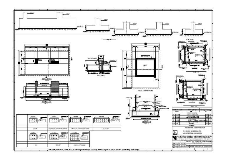 j1163_ce_04_rev_r5_layout & Details of Foundation-layout-sht 3 of 4 | PDF