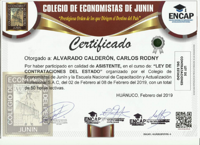 29 Certificado de Encap | PDF