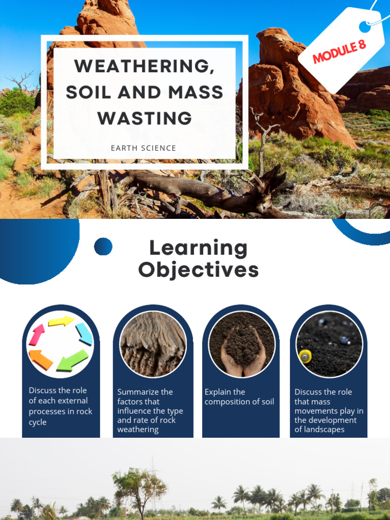 M8 Weathering, Soil & Mass Wasting | PDF | Weathering | Soil