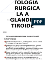 C 1 Patologia Chirurgicala A Glandei Tiroide