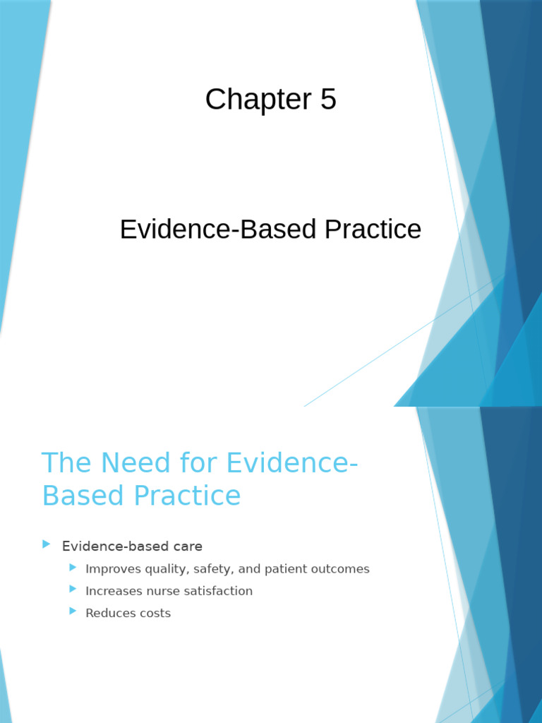 Chapter 005 Evidence Based Practice | PDF | Evidence Based Medicine ...