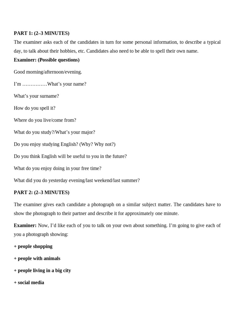 Midterm Test-Examiner Script 2425 | PDF