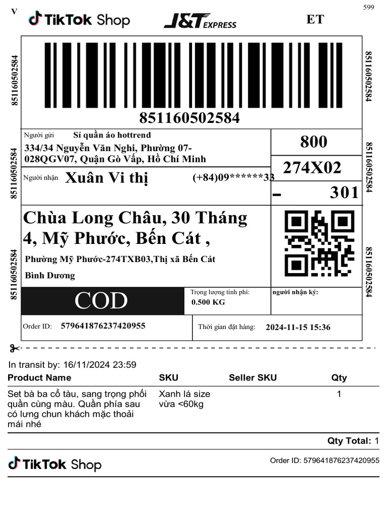 Xuan Vi Thi 1511 | PDF