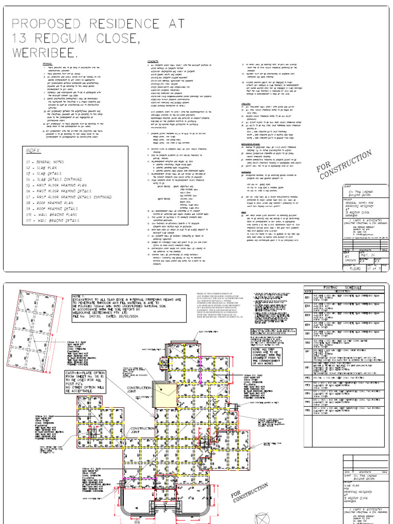 Structural Drawings | PDF | Concrete | Masonry