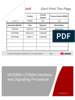 3 WCDMA UTRAN Interface and Signaling Procedure ISSUE 1.21
