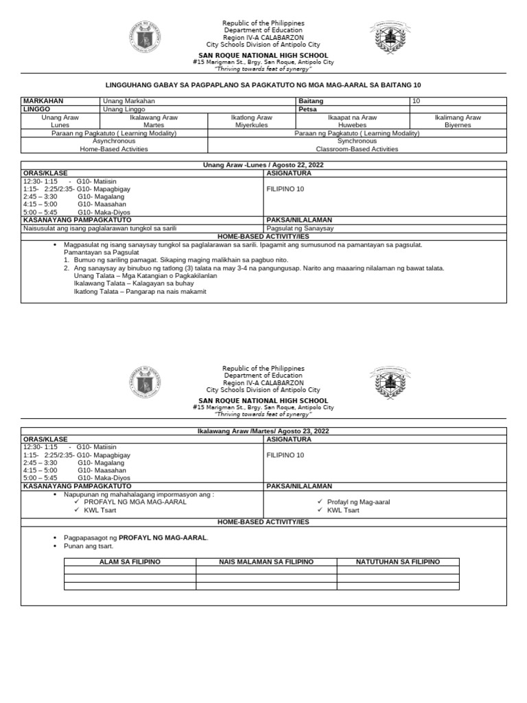 WLP Week 1 | PDF