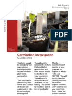 Germination Investigation