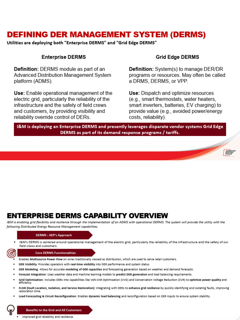 Understanding DER Management Systems | PDF | Electrical Grid ...