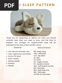 AmigurumiCorgiSleepPattern