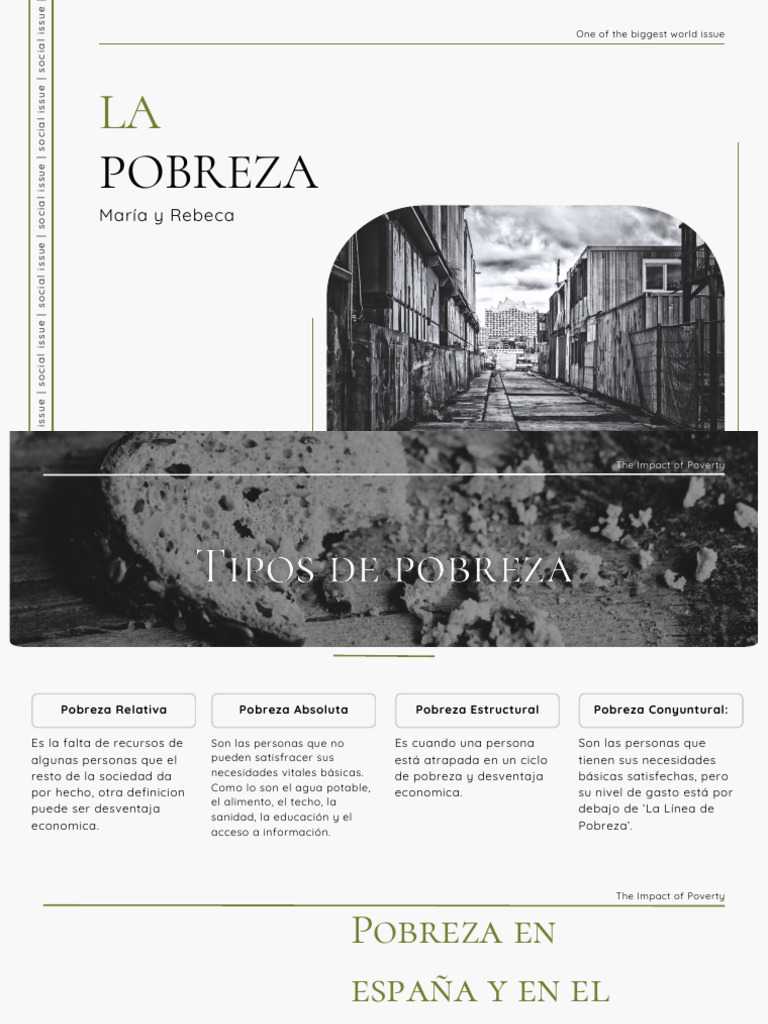 Impacto de la Pobreza en España y el Mundo | PDF | Pobreza | Pobreza e ...