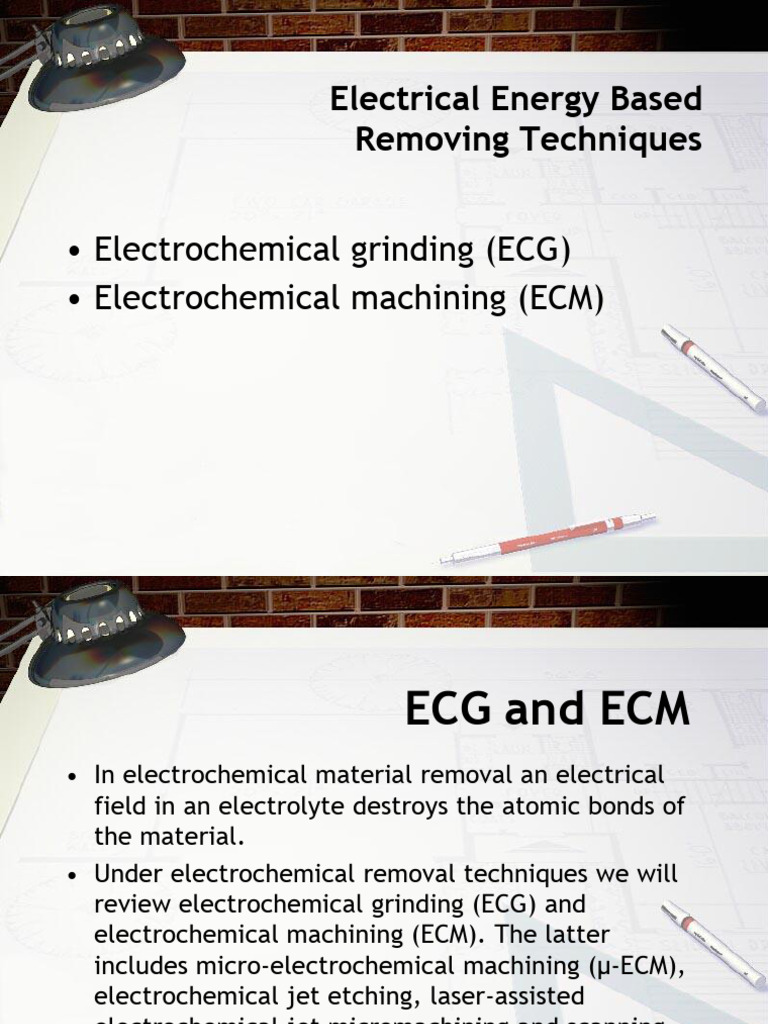 Electro Chemical Machining Electrochemical 10052016 | PDF ...