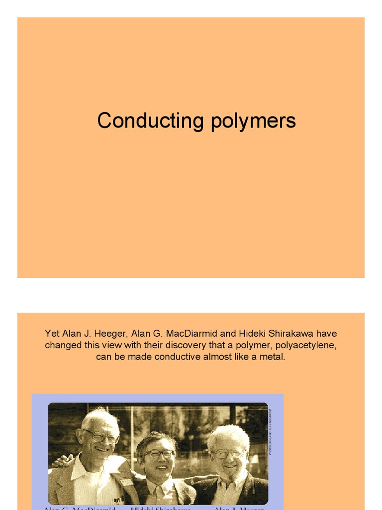 Conductive Polymers and Doping Methods | PDF | Electrical Resistivity ...