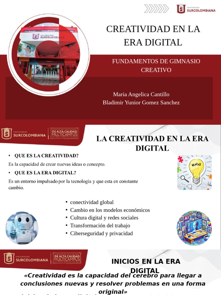 Creatividad en la Era Digital: Retos y Herramientas | PDF | Creatividad ...