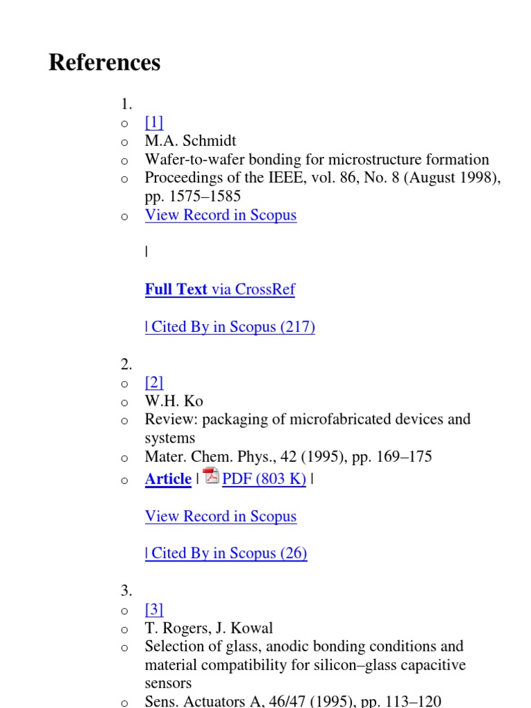 References: Full Text Via Crossref | PDF | Science And Technology ...