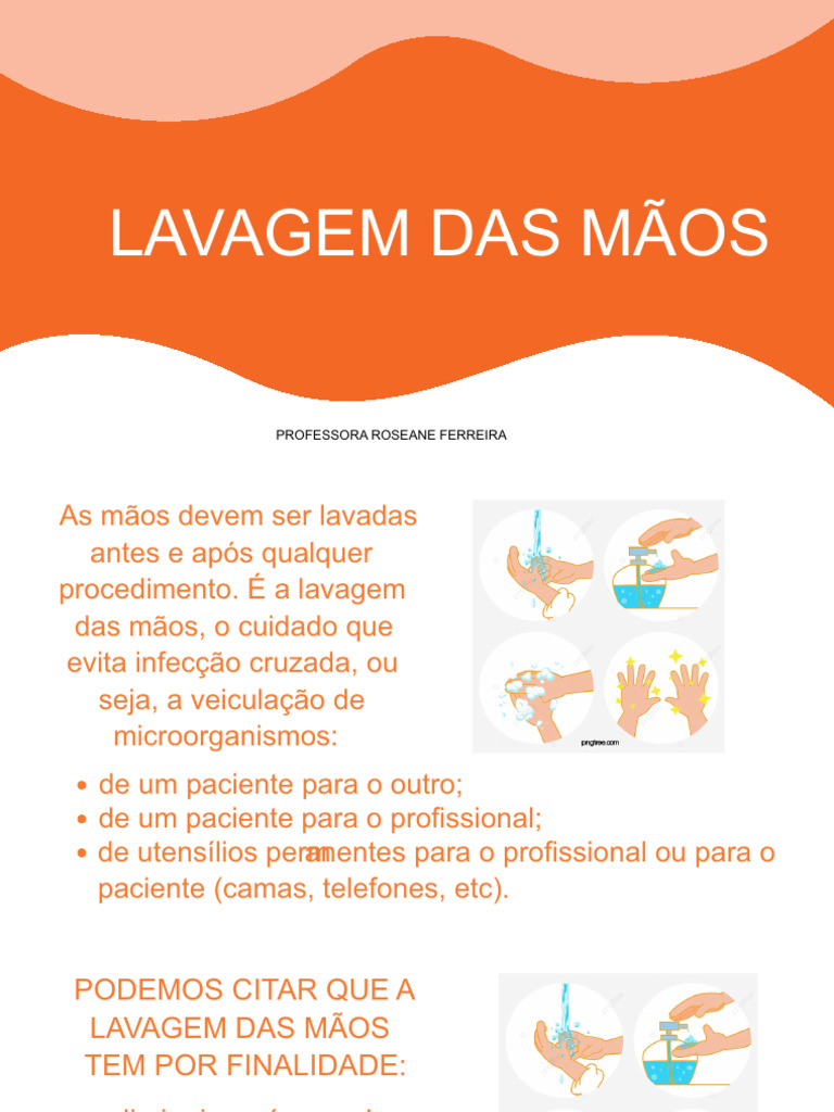 Importância da Lavagem das Mãos | PDF
