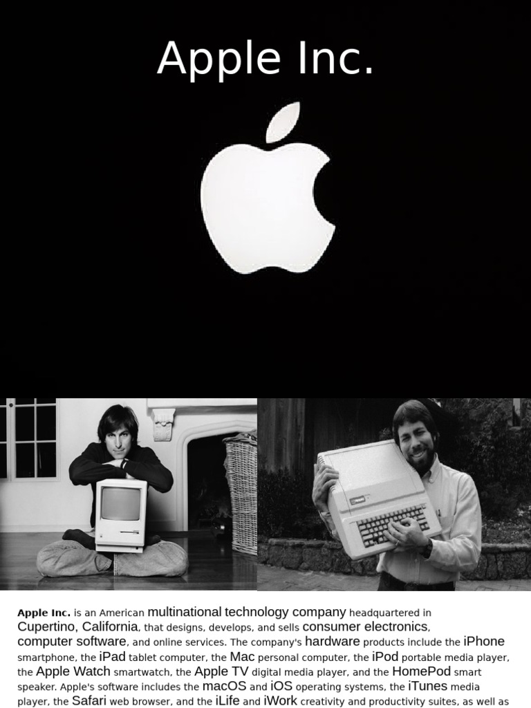 Overview of Apple Inc. and Its Innovations | PDF | Apple Inc. | Computing