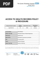 SCGH Health Information Access Form | PDF | Fee
