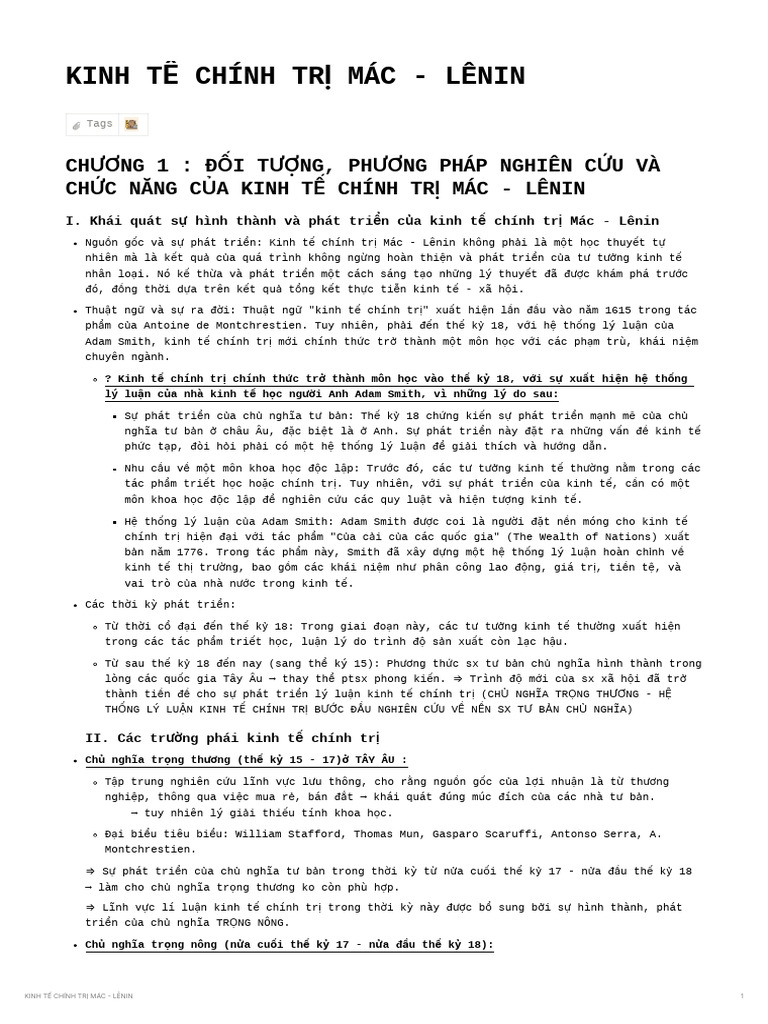 Kinh T CHNH TR MC - Lnin - 2 | PDF