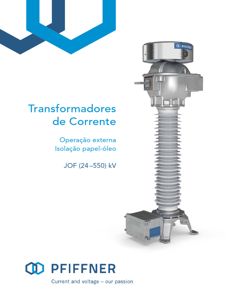 PFIFFNER - Transformadores de Corrente | PDF | Transformador | Eletricidade