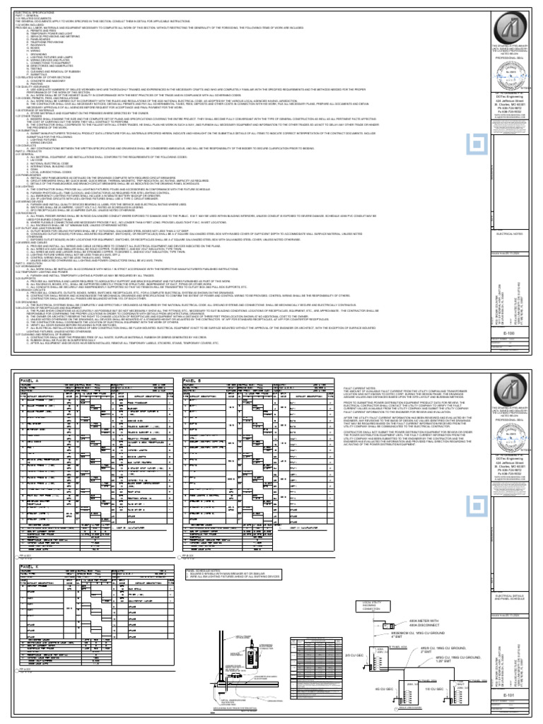 Electrical Specifications Overview | PDF | Electrical Wiring ...