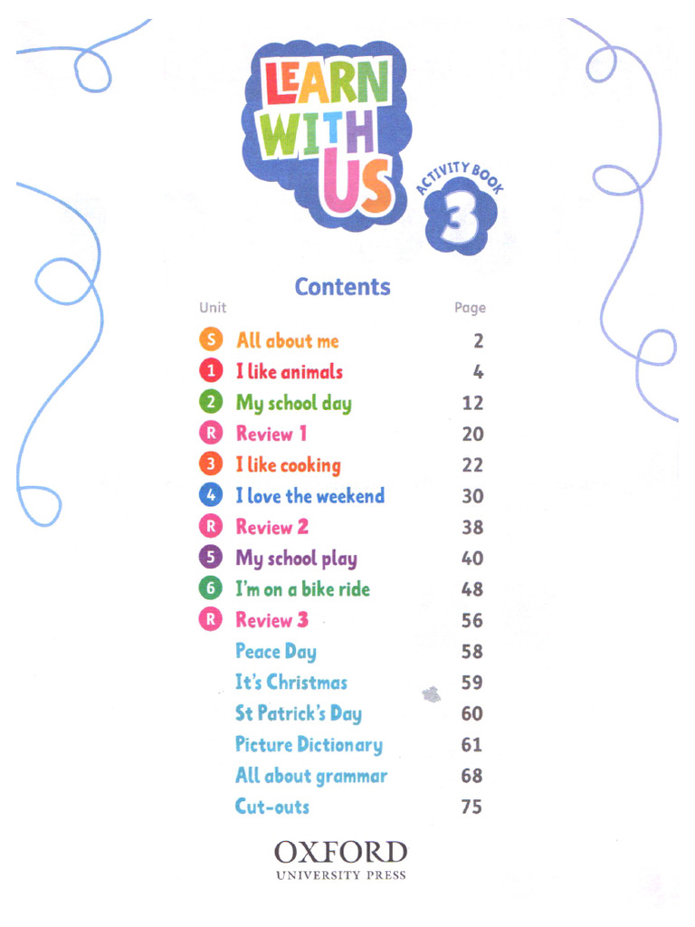 Learn With Us - Activity 3 | PDF
