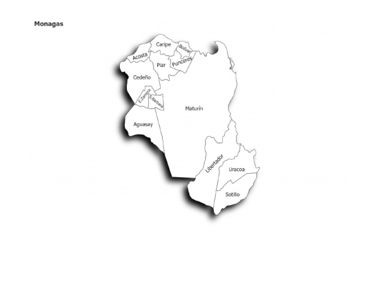 Mapa Monagas | PDF