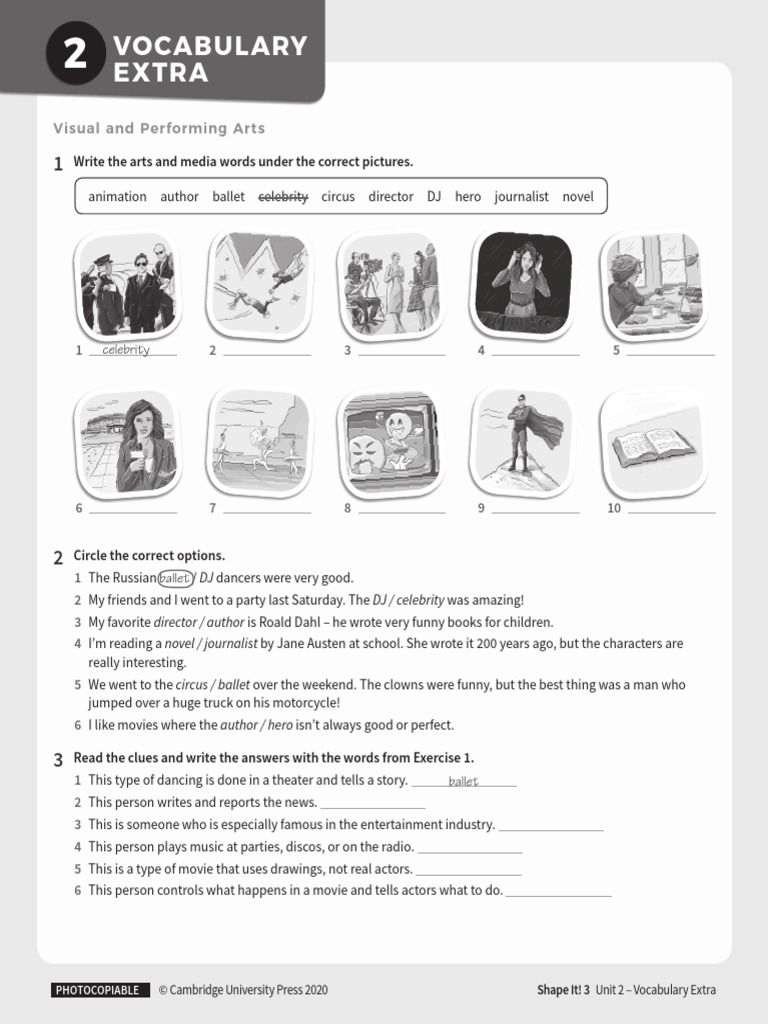 Visual and Performing Arts Vocabulary Guide | PDF
