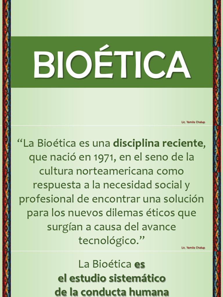 Introducción a la Bioética y sus Principios | PDF | Bioética
