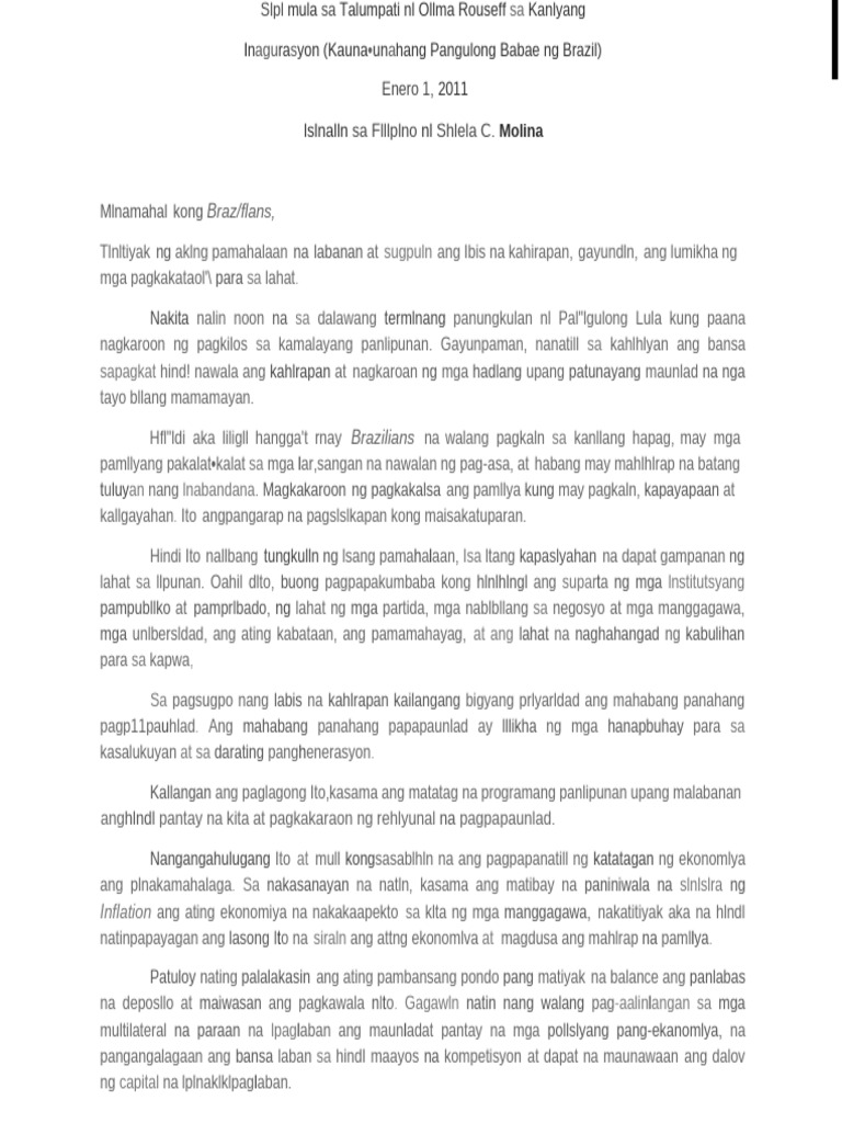 Talumpati 1 | PDF