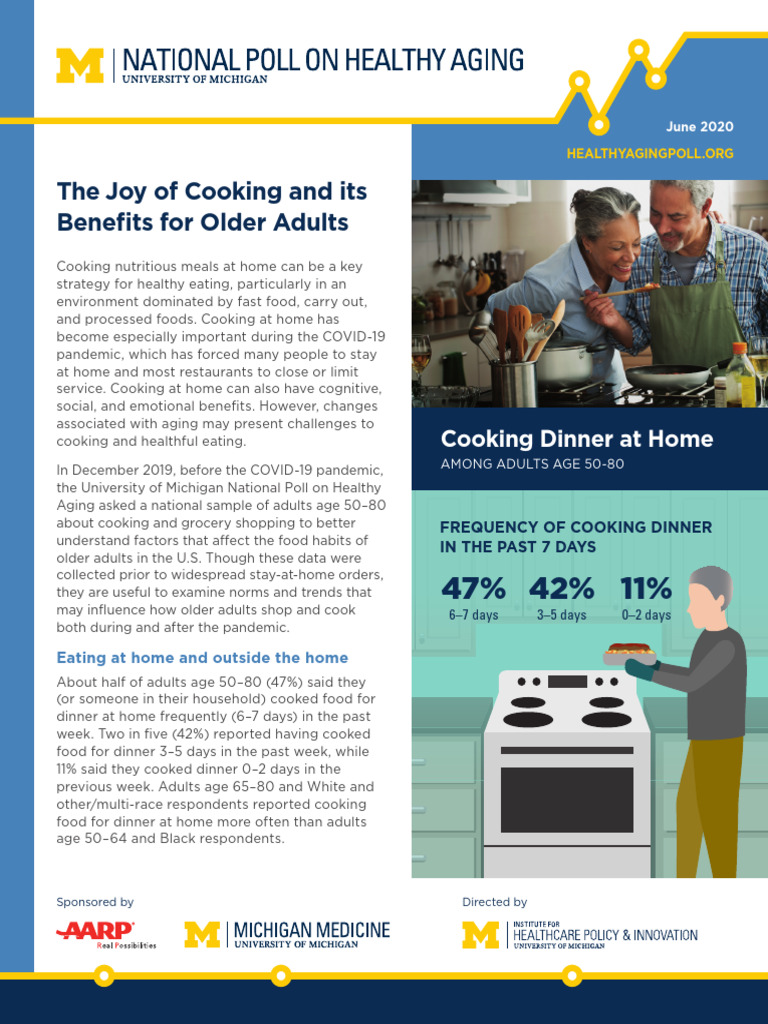 Cooking Benefits for Older Adults | PDF | Fast Food | Cooking
