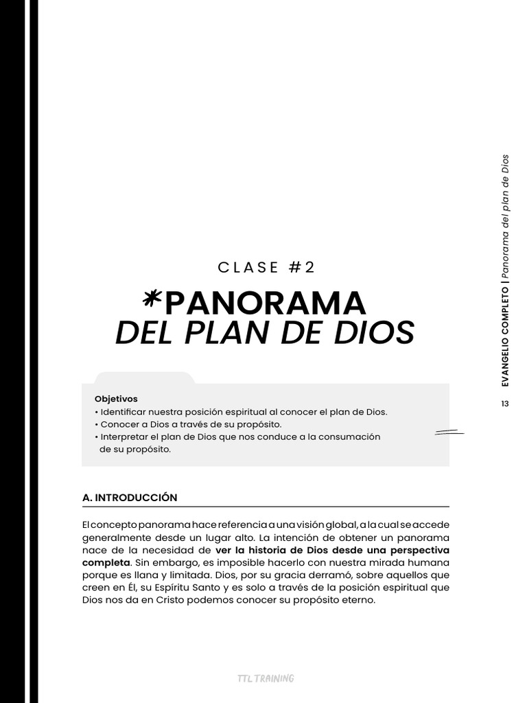 Panorama del Plan de Dios en Cristo | PDF | Cristo (título) | Dios