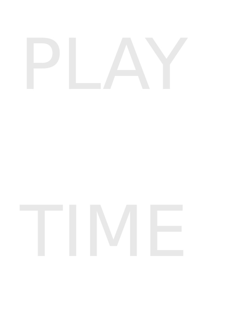 Playtime | PDF