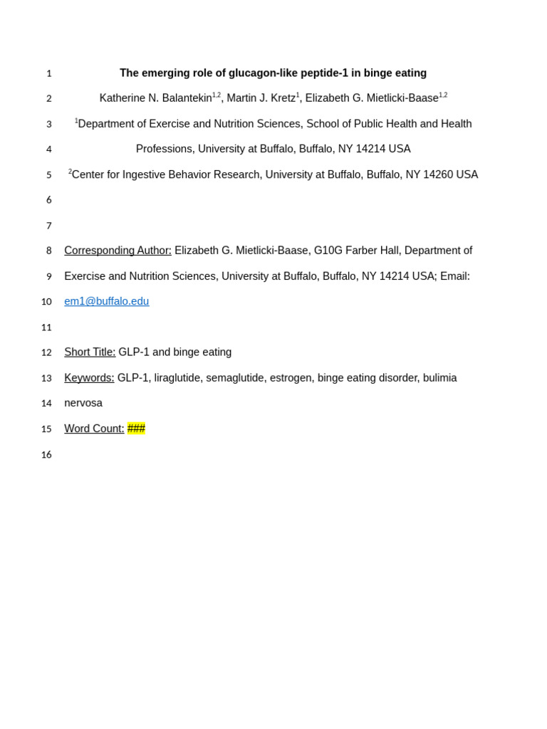 Curated visual reference: Gallery Detail: Glp 1 And Binge Eating Prefinal For Co Authors Pdf