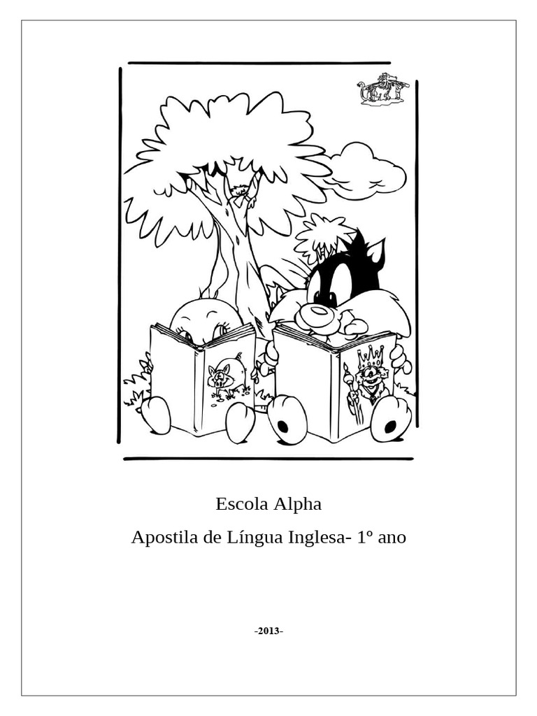 Apostila de Inglês para 1º Ano | PDF