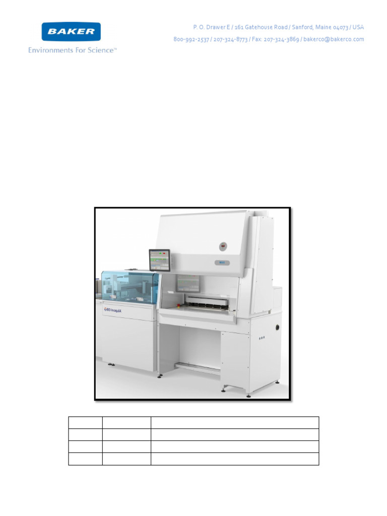 BD InoqulA Biological Cabinet Installation | PDF | Screw | Manufactured ...