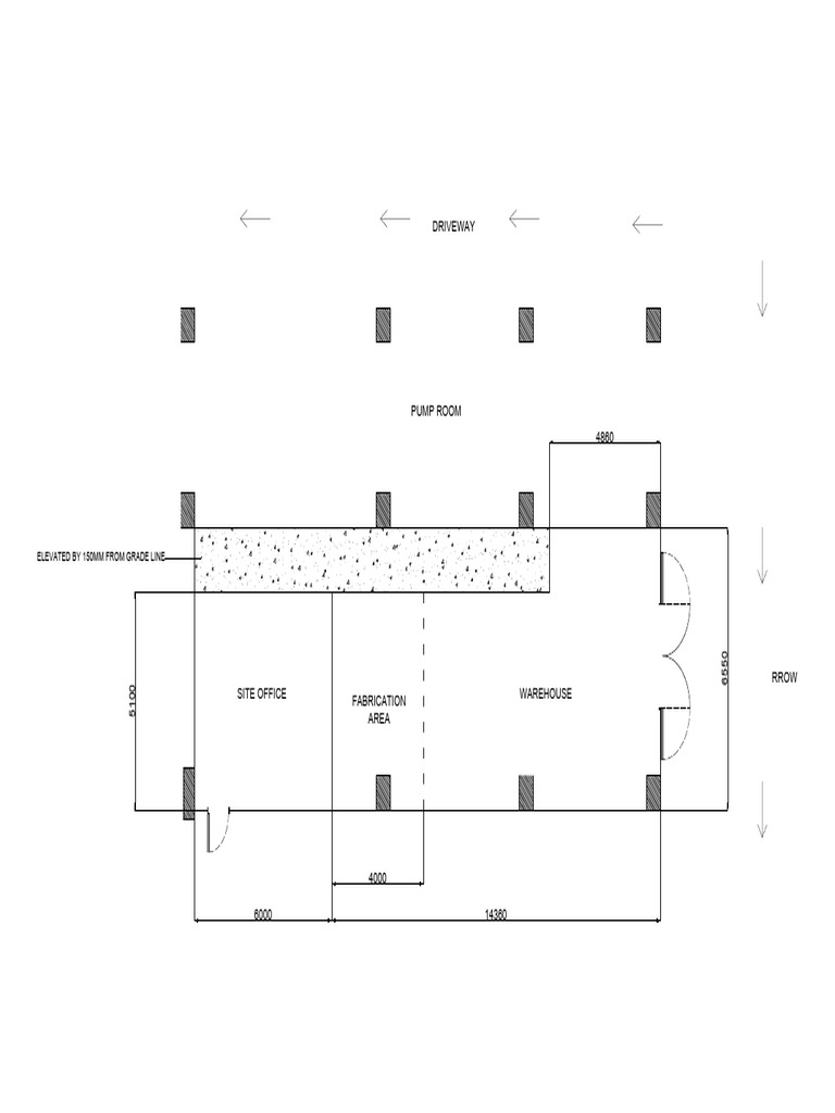 Site Layout for Pump Room and Warehouse | PDF